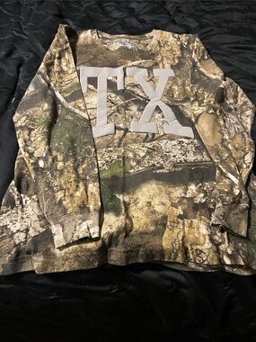 Camo 'TX' Long Sleeve Tee - Realtree Camouflage